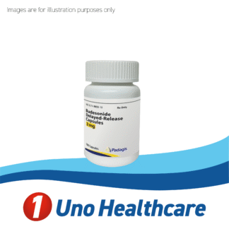 Budesonide 3mg – 100 Capsules – Treatment for Crohn’s Disease, Ulcerative Colitis & Related Inflammatory Conditions