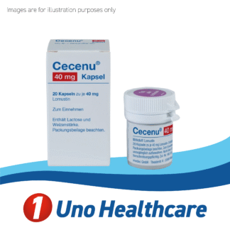 Cecenu Kapsel (Lomustine) 40mg – Treatment for Brain Tumours & Hodgkin’s Disease
