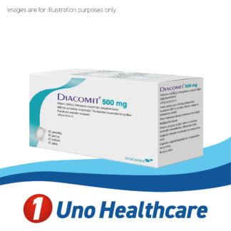 Diacomit (Stiripentol) 500mg – Anticonvulsant for Dravet Syndrome