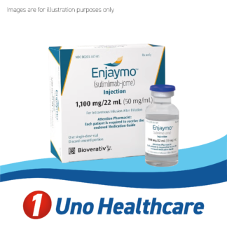Enjaymo (Sutimlimab-jome) 1100mg/22mL – 6 Vials – Cold Agglutinin Disease Treatment