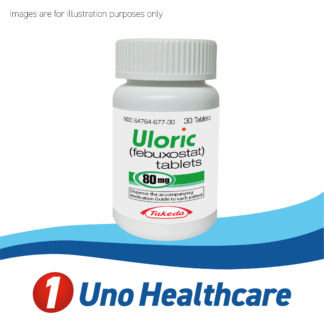 Uloric (Febuxostat) Febuxostat 80mg – xanthine oxidase inhibitor for gout
